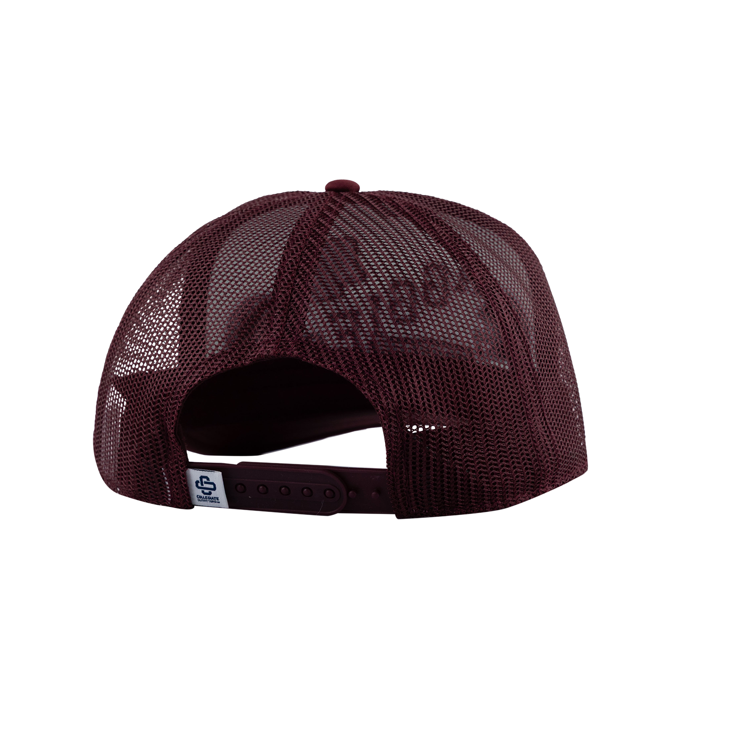 Aggies Collegiate Outfitters Diagonal Patch Hat - White