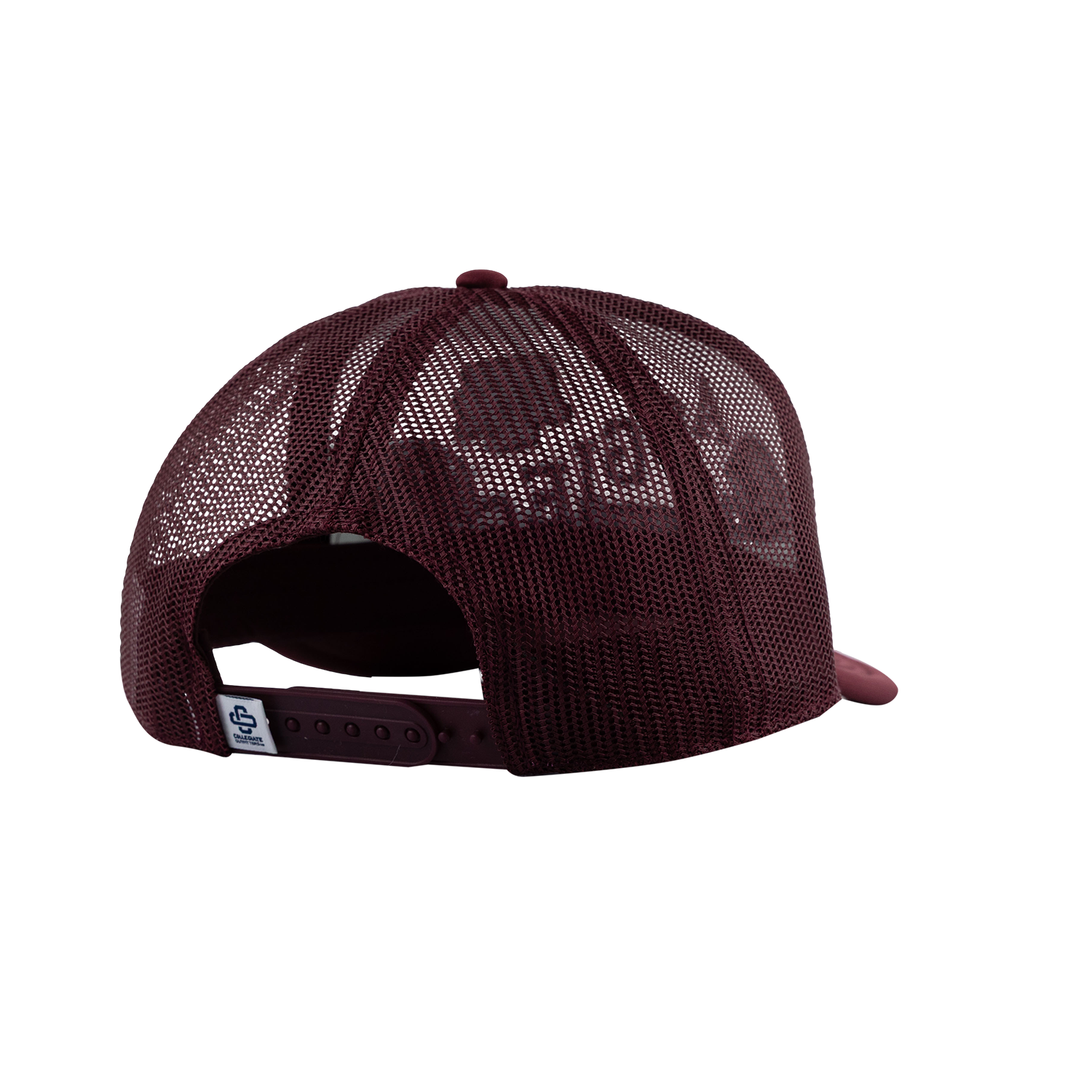 Aggies Collegiate Outfitters Diagonal Patch Hat - White
