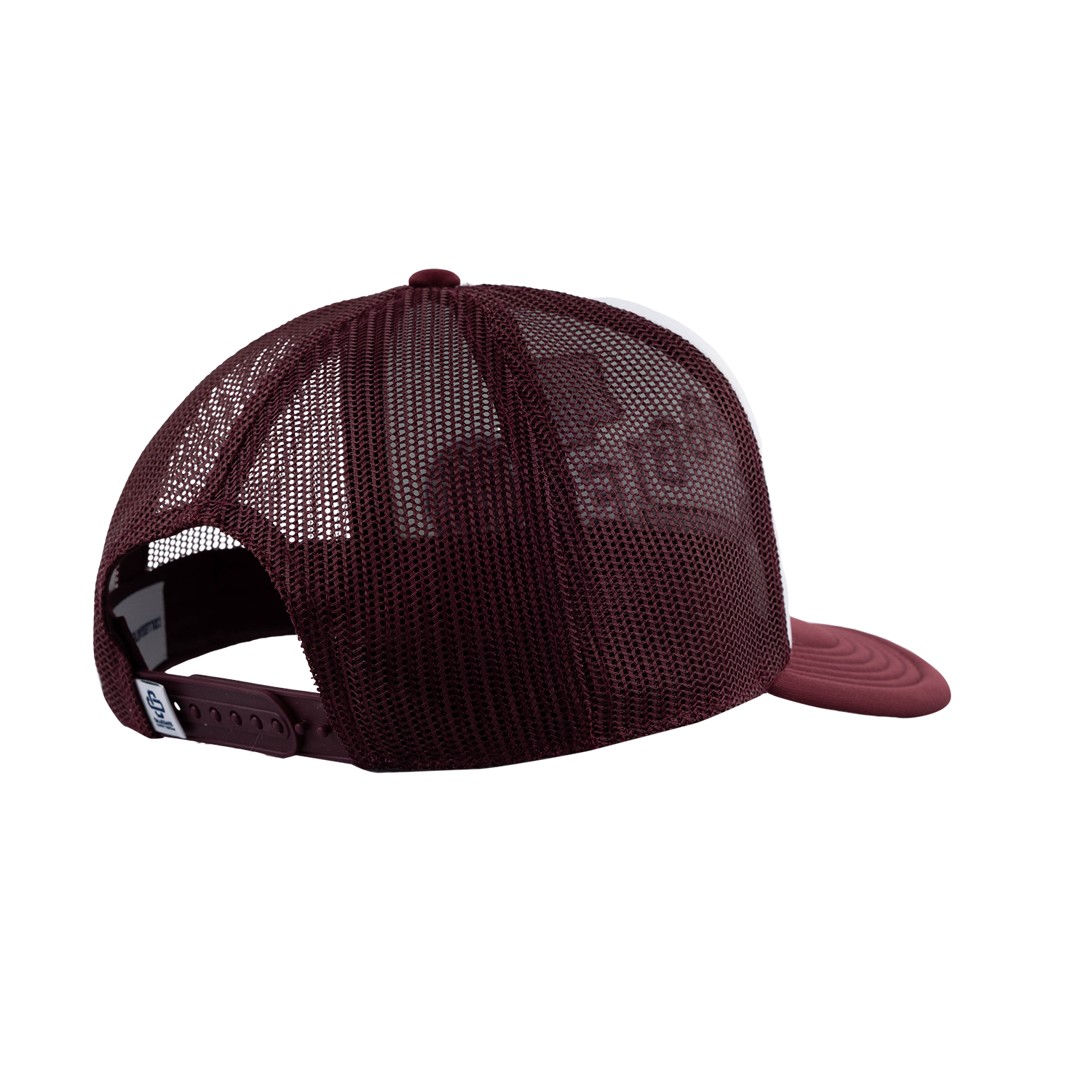 Aggies Collegiate Outfitters Diagonal Patch Hat - White