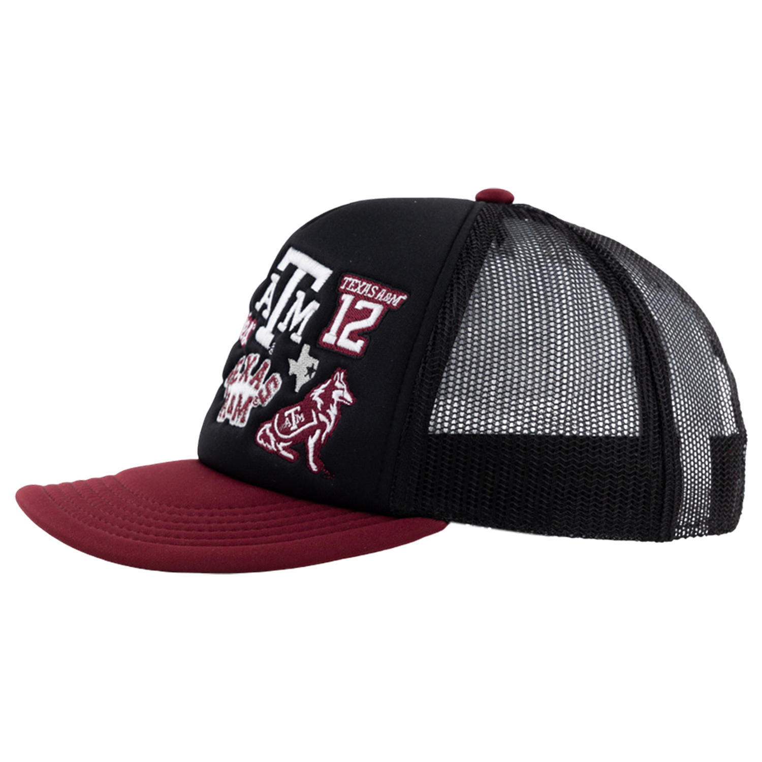 Texas A&M Collegiate Outfitters All Over Patch Hat - Black