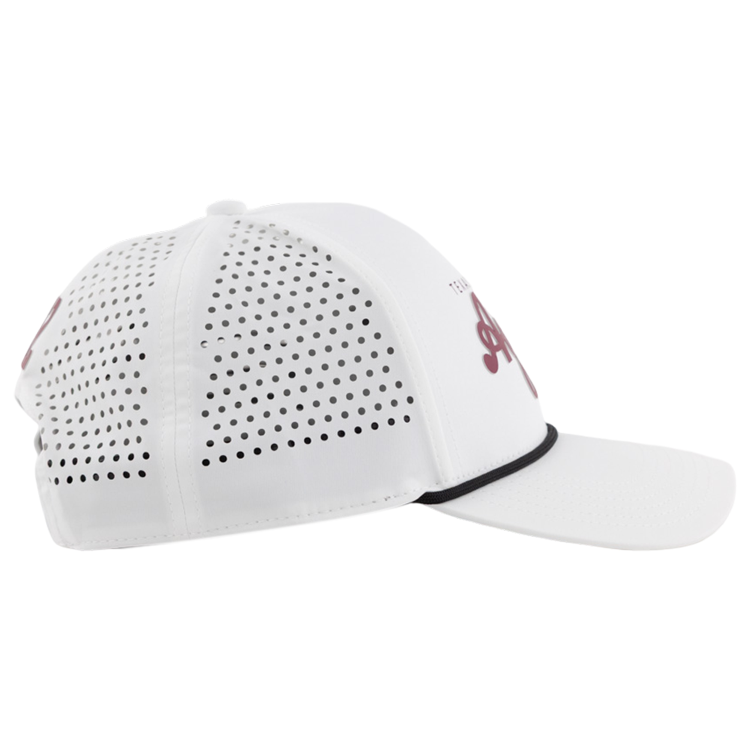 Script Aggies Collegiate Outfitters Stretch Fit Rope Cap - White