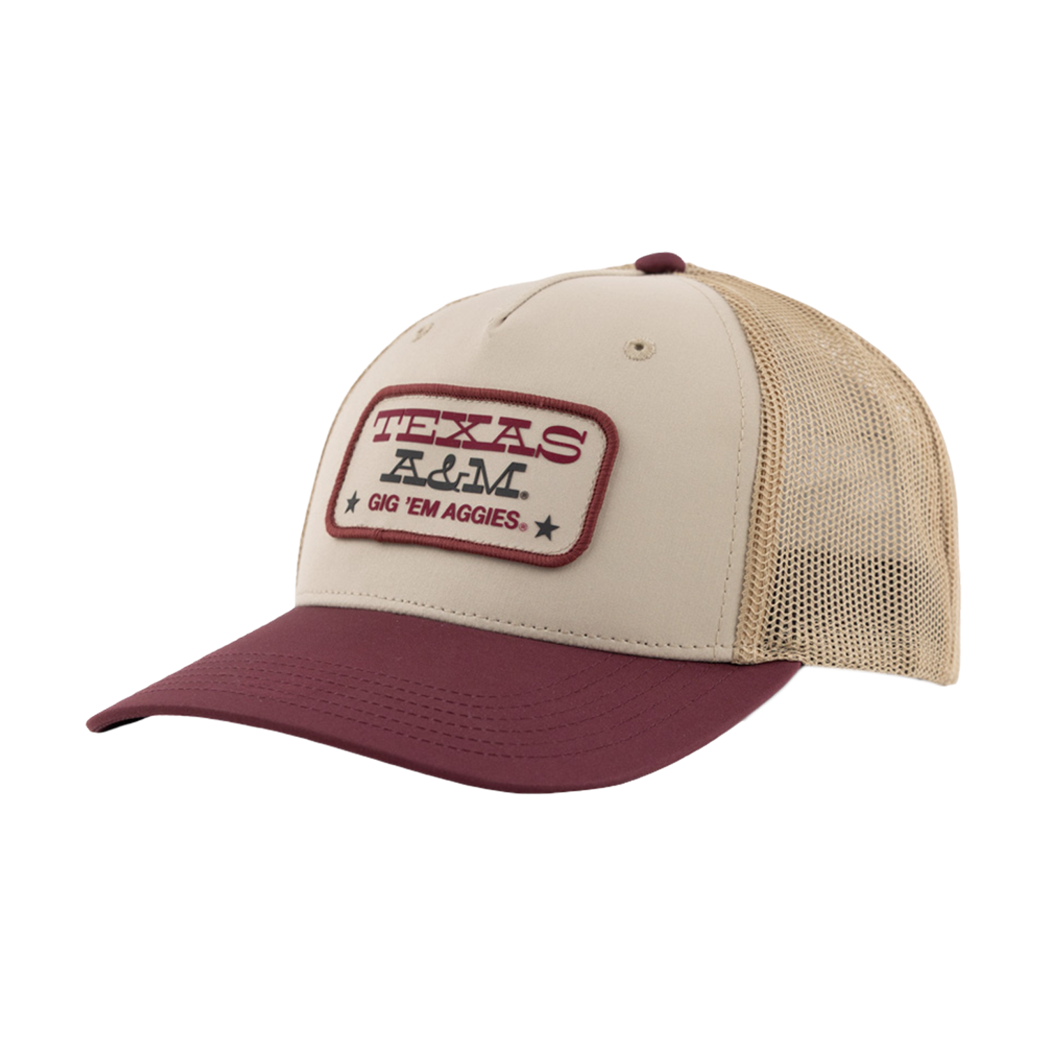 Texas A&M Collegiate Outfitters Western Patch Cap - Tan