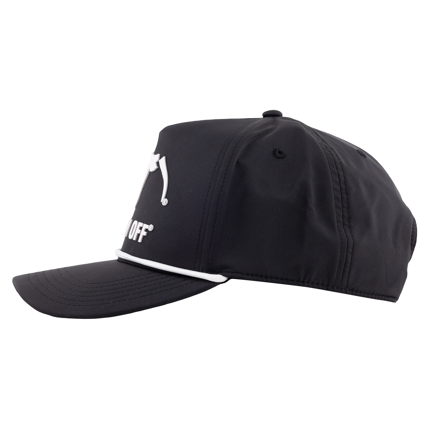 Saw 'Em Off Collegiate Outfitters Adjustable Rope Hat - Black