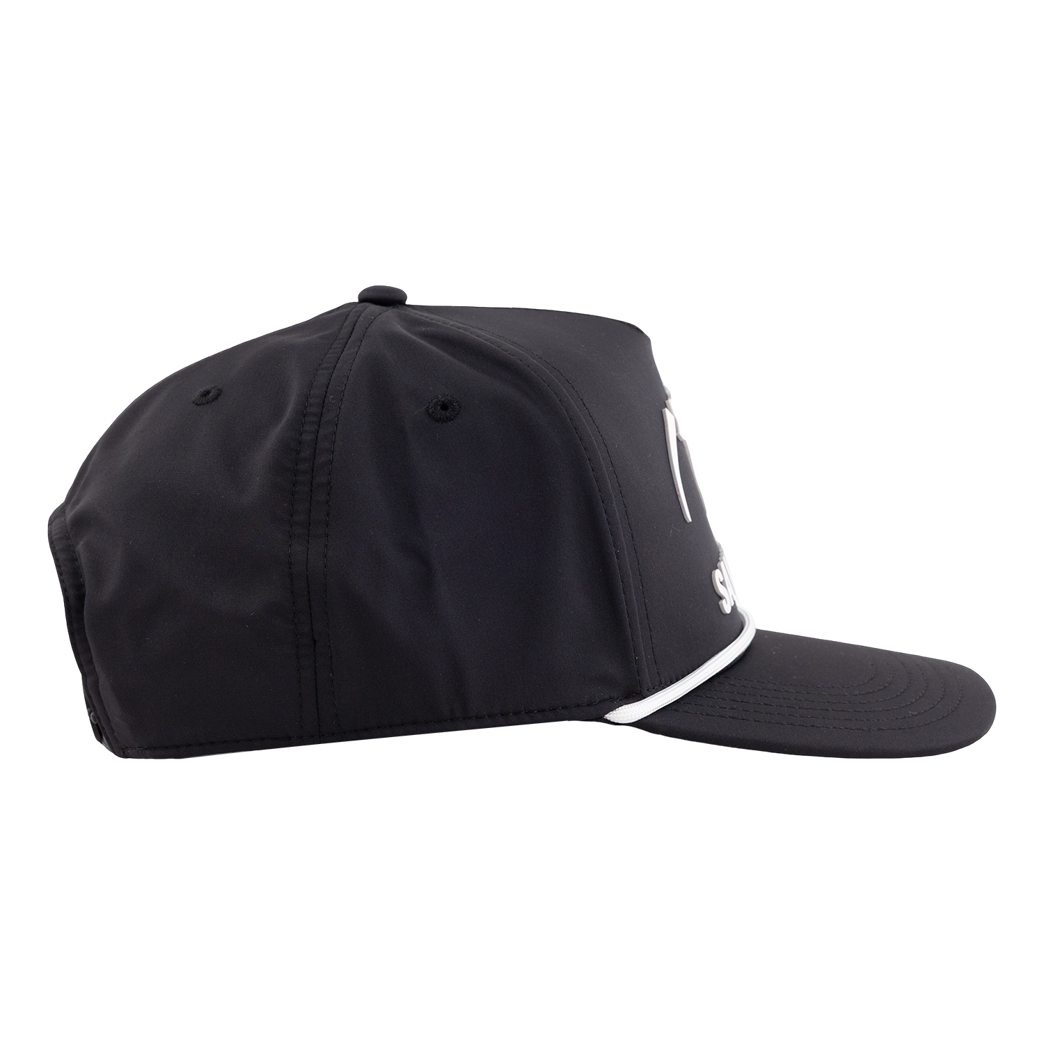 Saw 'Em Off Collegiate Outfitters Adjustable Rope Hat - Black