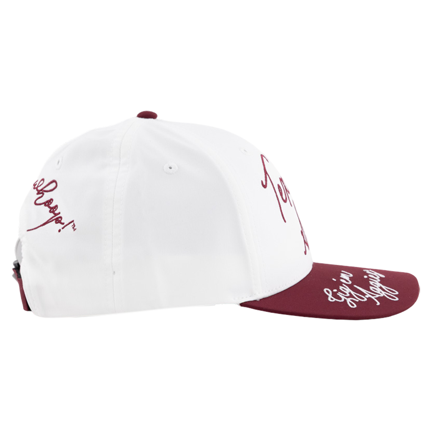 Texas A&M Embroidered All Over Script Cap - Maroon