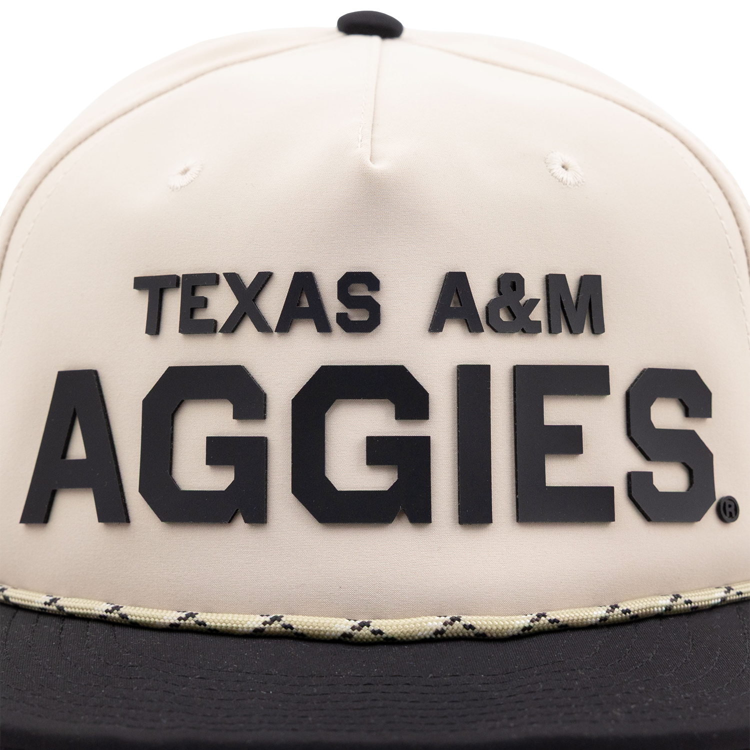 Texas A&M Aggies Collegiate Outfitters Two Tone Rope Hat - Beige