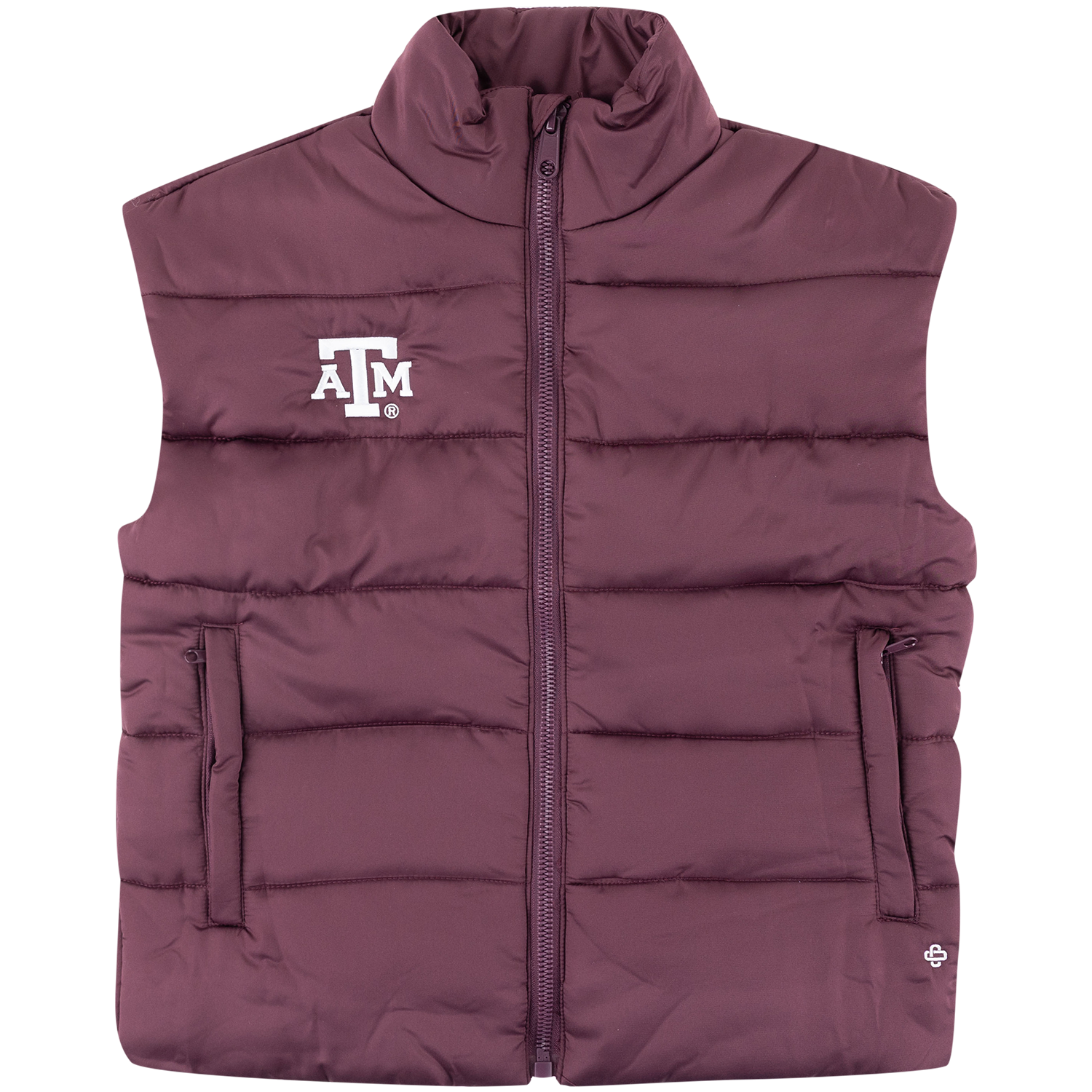 Texas A&M Collegiate Outfitters Jersey Puffer Vest - Maroon