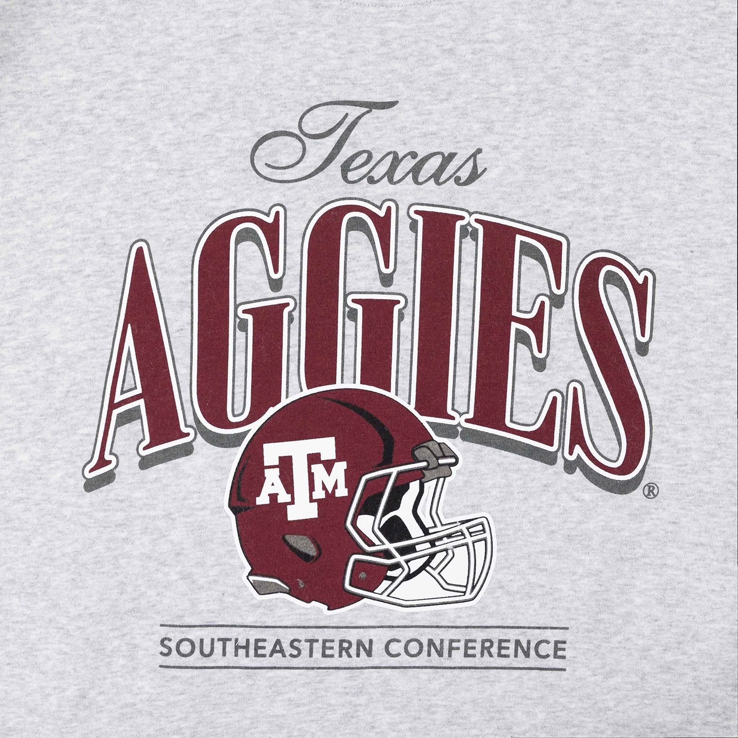 Texas Aggies Collegiate Outfitters Varsity Football Sweatshirt - Gray