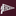 Collegiate Outfitters Oversized Howdy Pennant Sweater Vest - Maroon