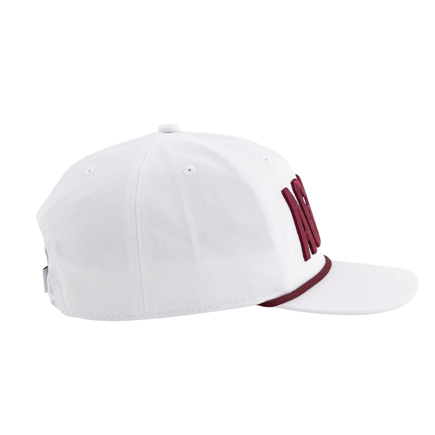 Aggies Collegiate Outfitters Youth Rope Cap - White