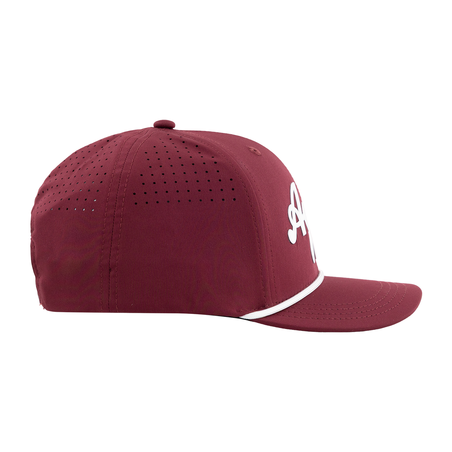 Script Aggies Collegiate Outfitters Youth Rope Cap - Maroon