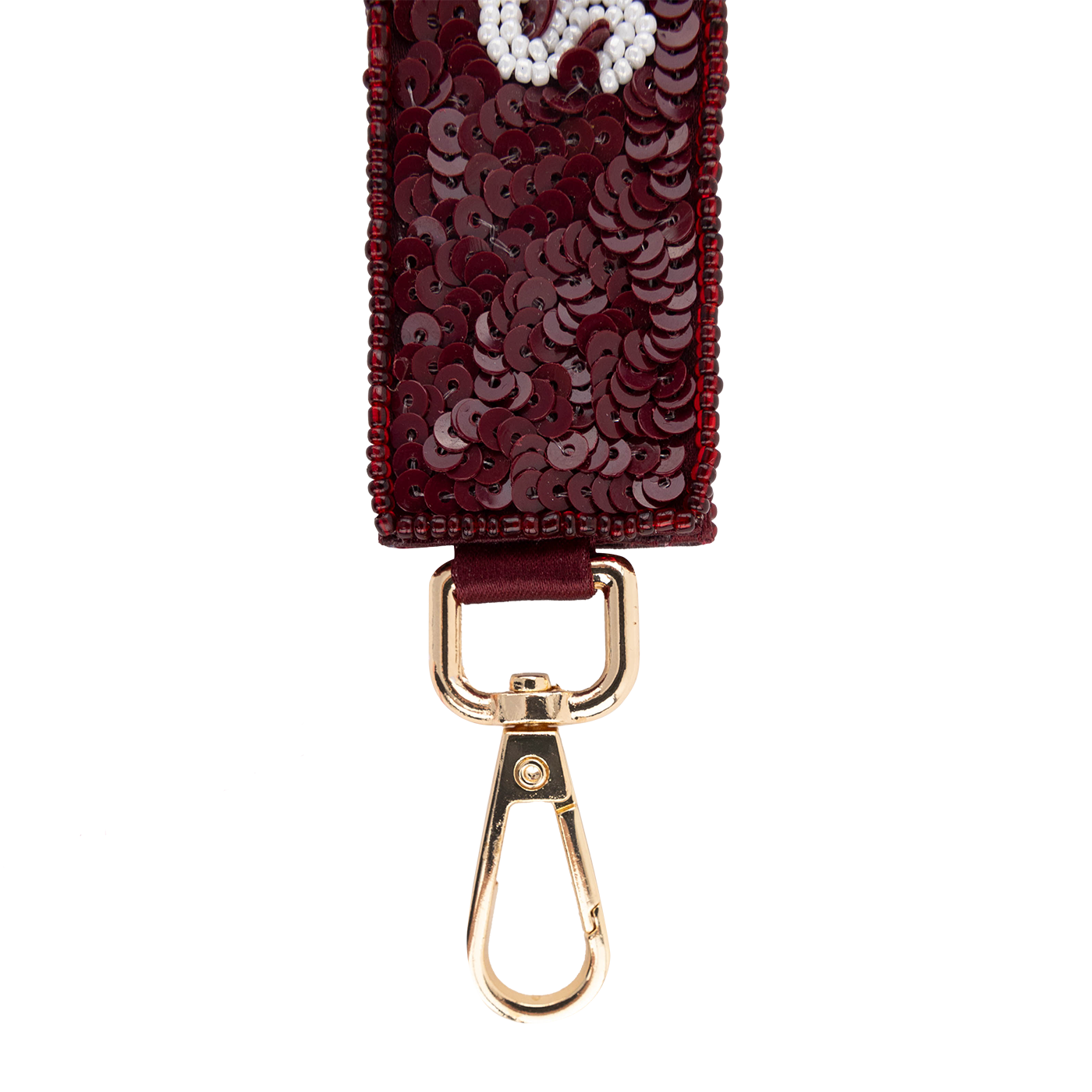 Script Aggies Fan Glam Sequin Wristlet