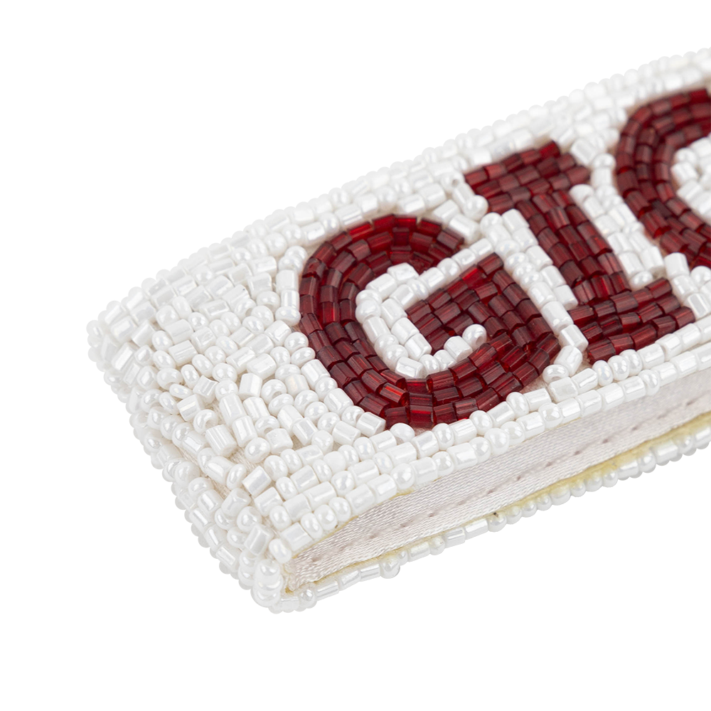 Fan Glam Gig 'Em Beaded Wristlet