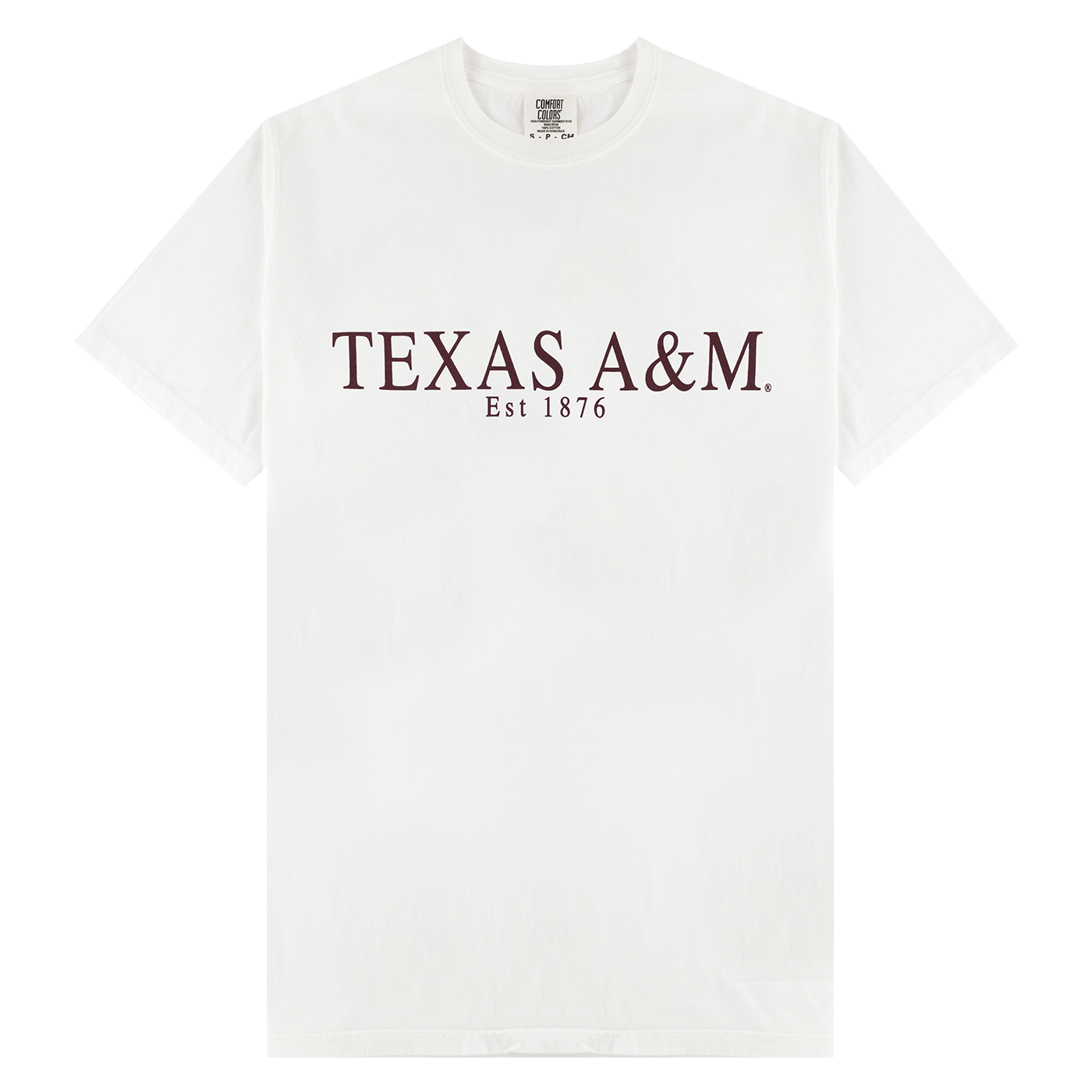 Texas A&M Comfort Colors Beach Getaway T-Shirt - White