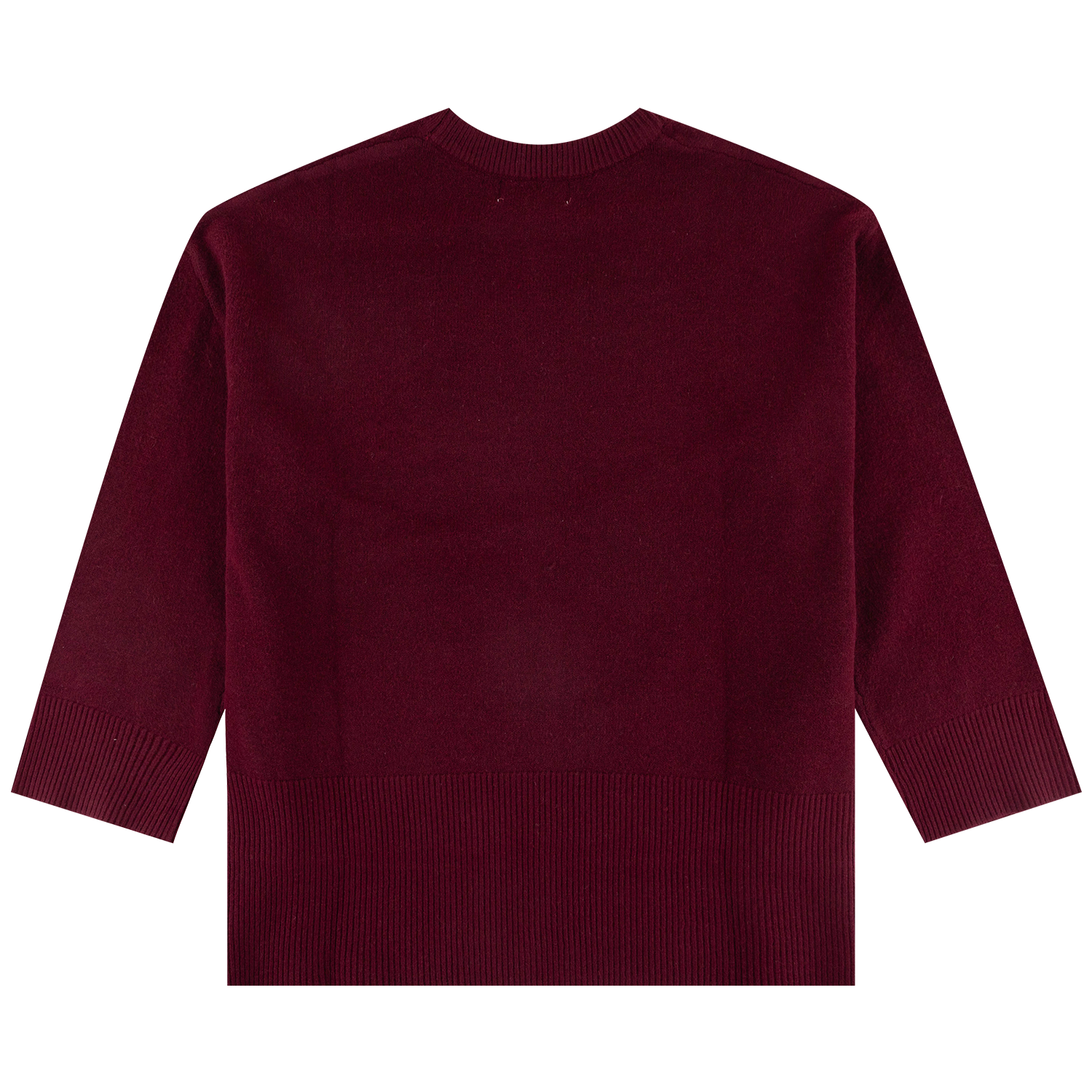 PINCH Hi Lo Cozy Knit Sweater - Maroon