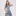 Timing Inc Collared Button Down Denim Dress