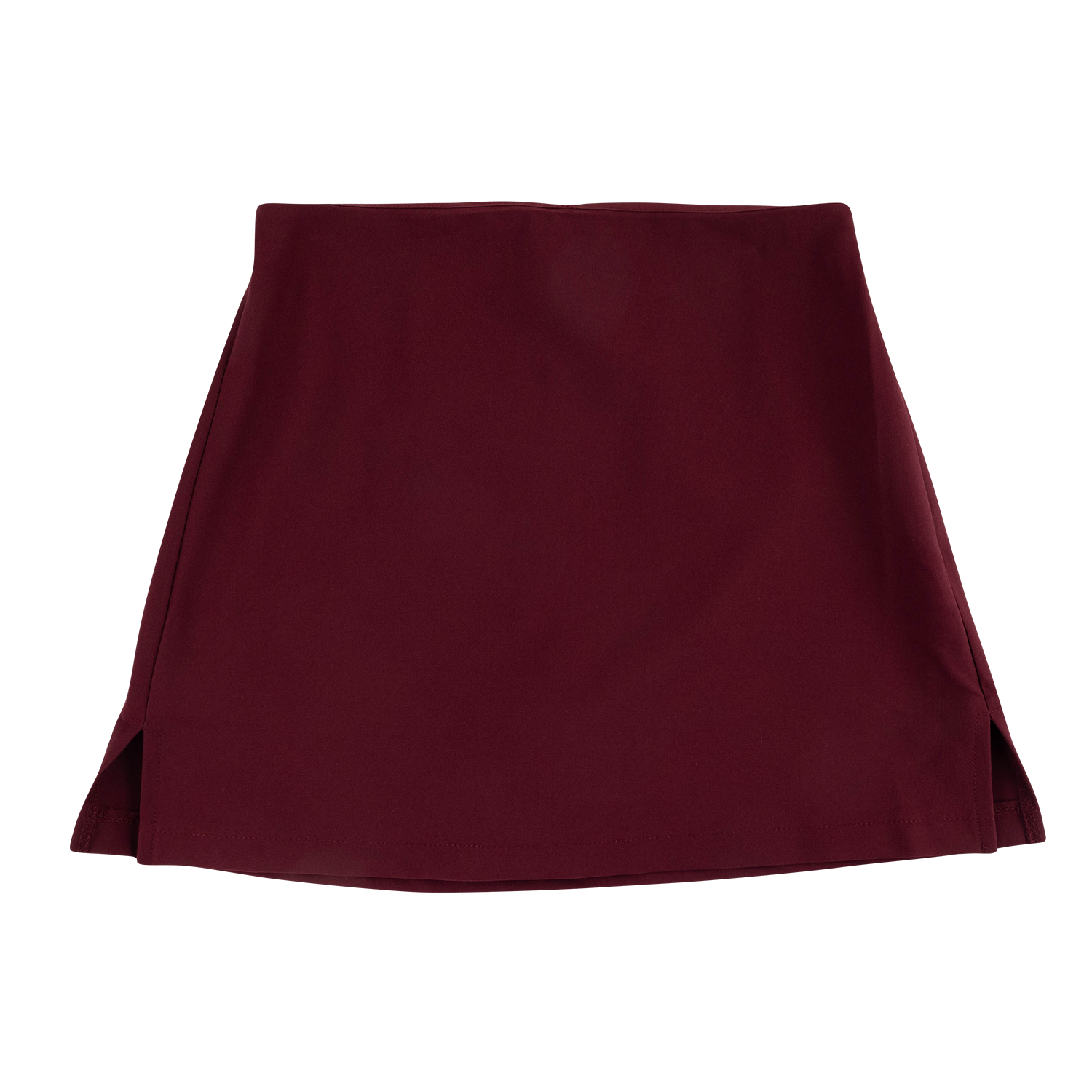Day + Moon Strapless Top and Skirt Set - Maroon
