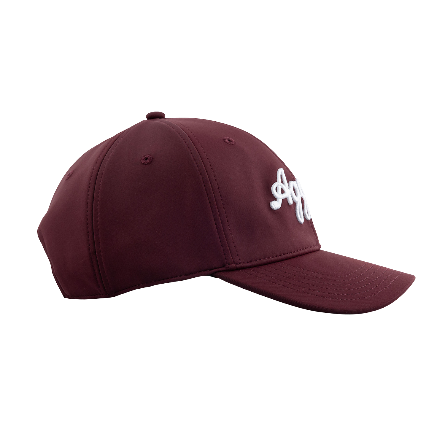 Script Aggies Collegiate Outfitters 6 Panel Hat - Maroon