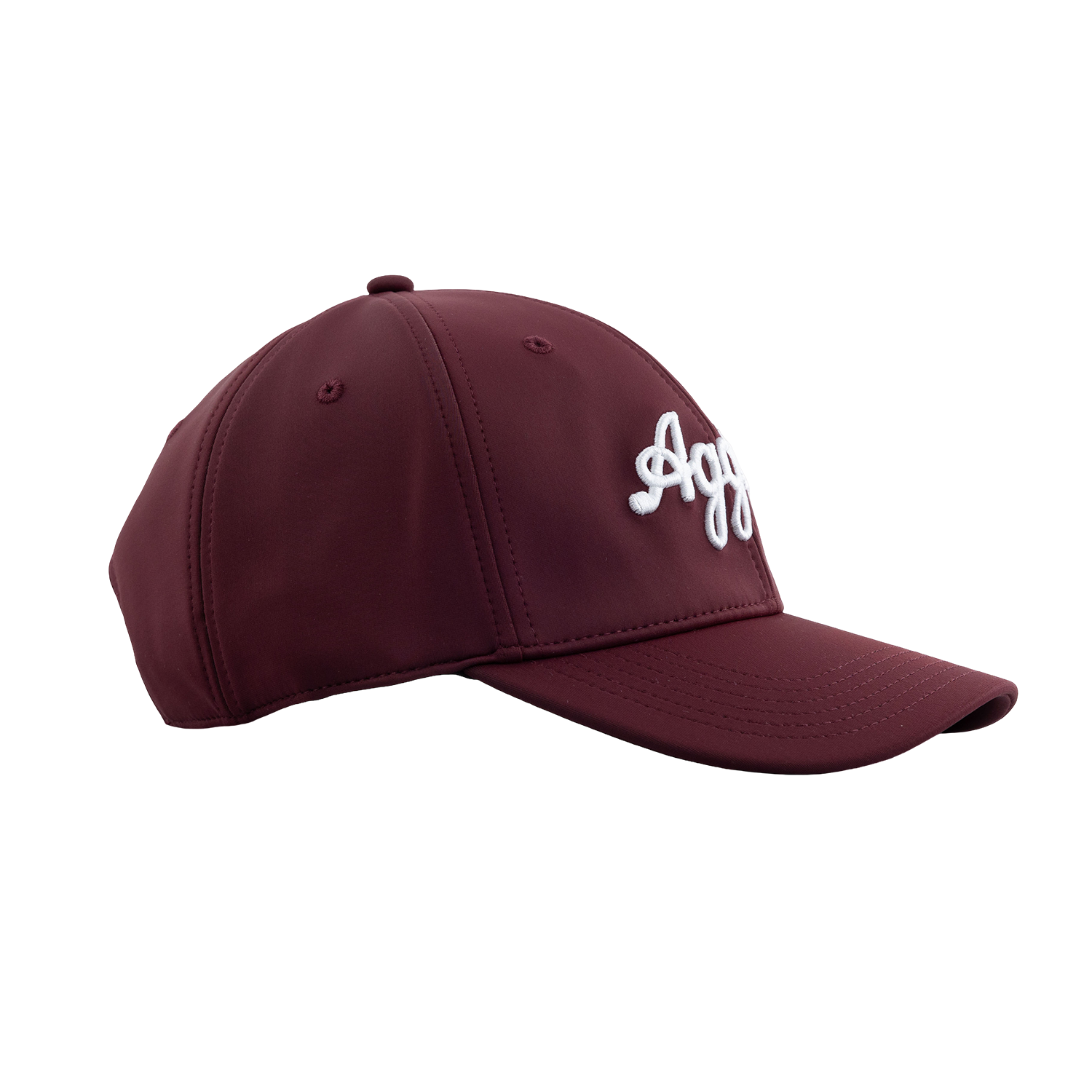Script Aggies Collegiate Outfitters 6 Panel Hat - Maroon