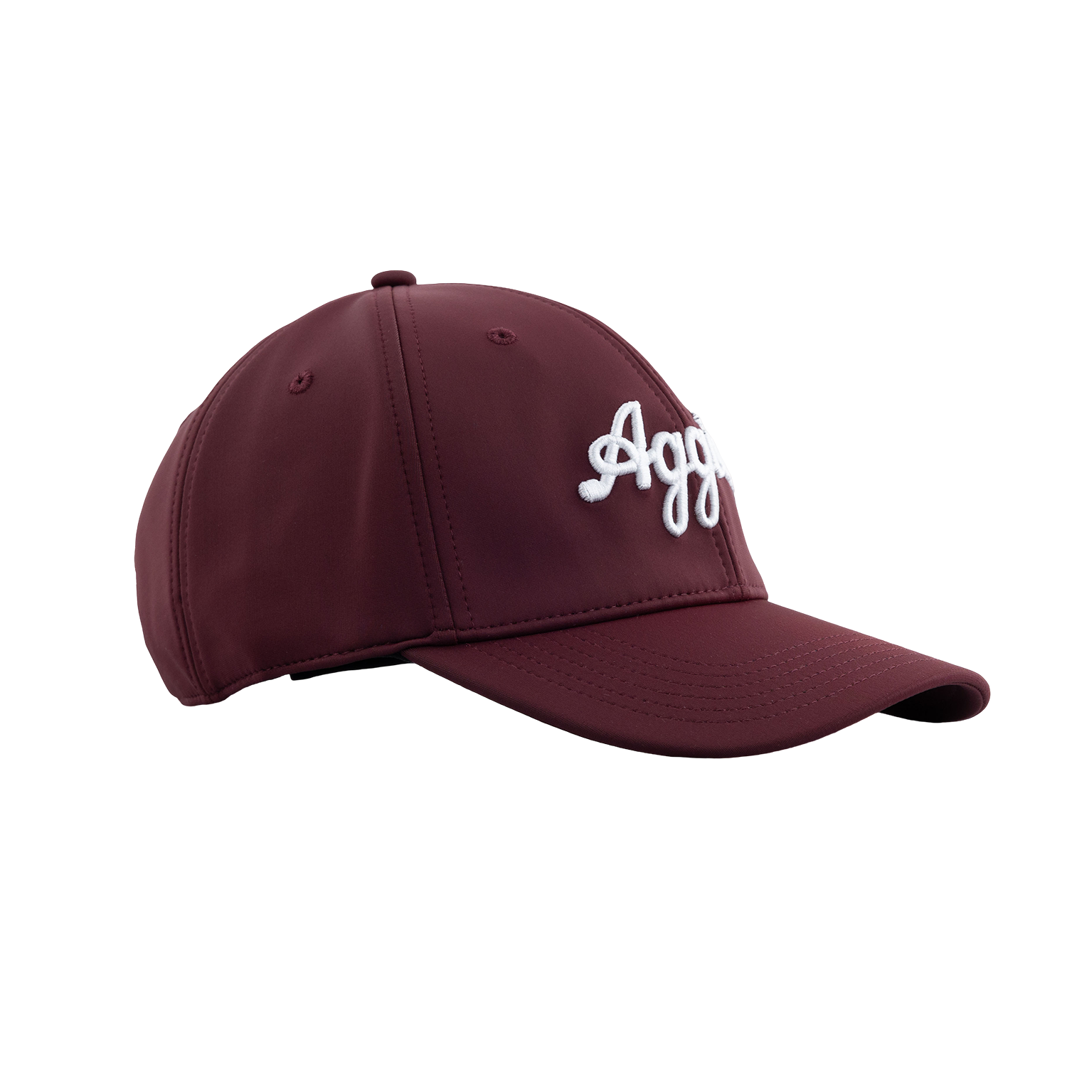 Script Aggies Collegiate Outfitters 6 Panel Hat - Maroon