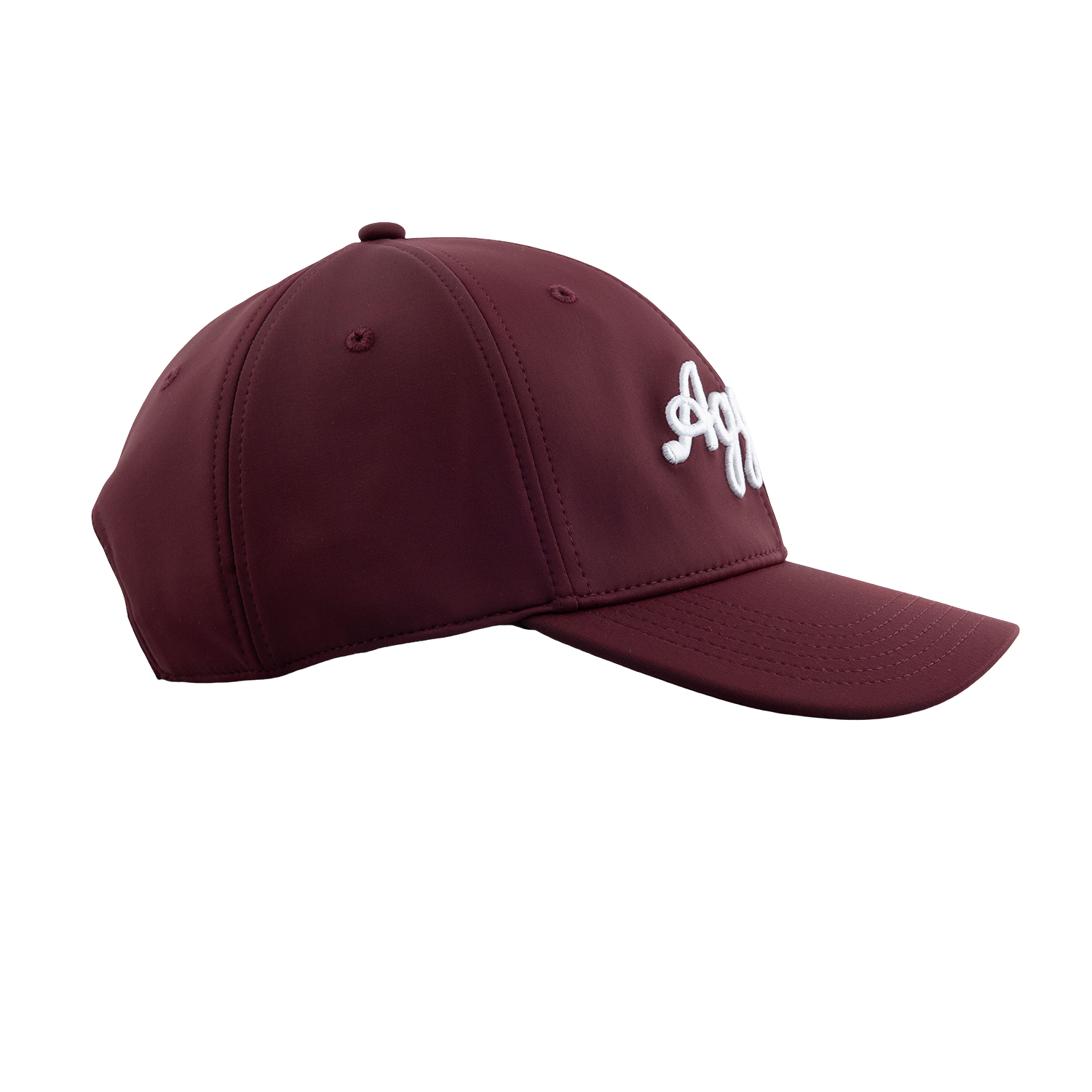 Script Aggies Collegiate Outfitters 6 Panel Hat - Maroon