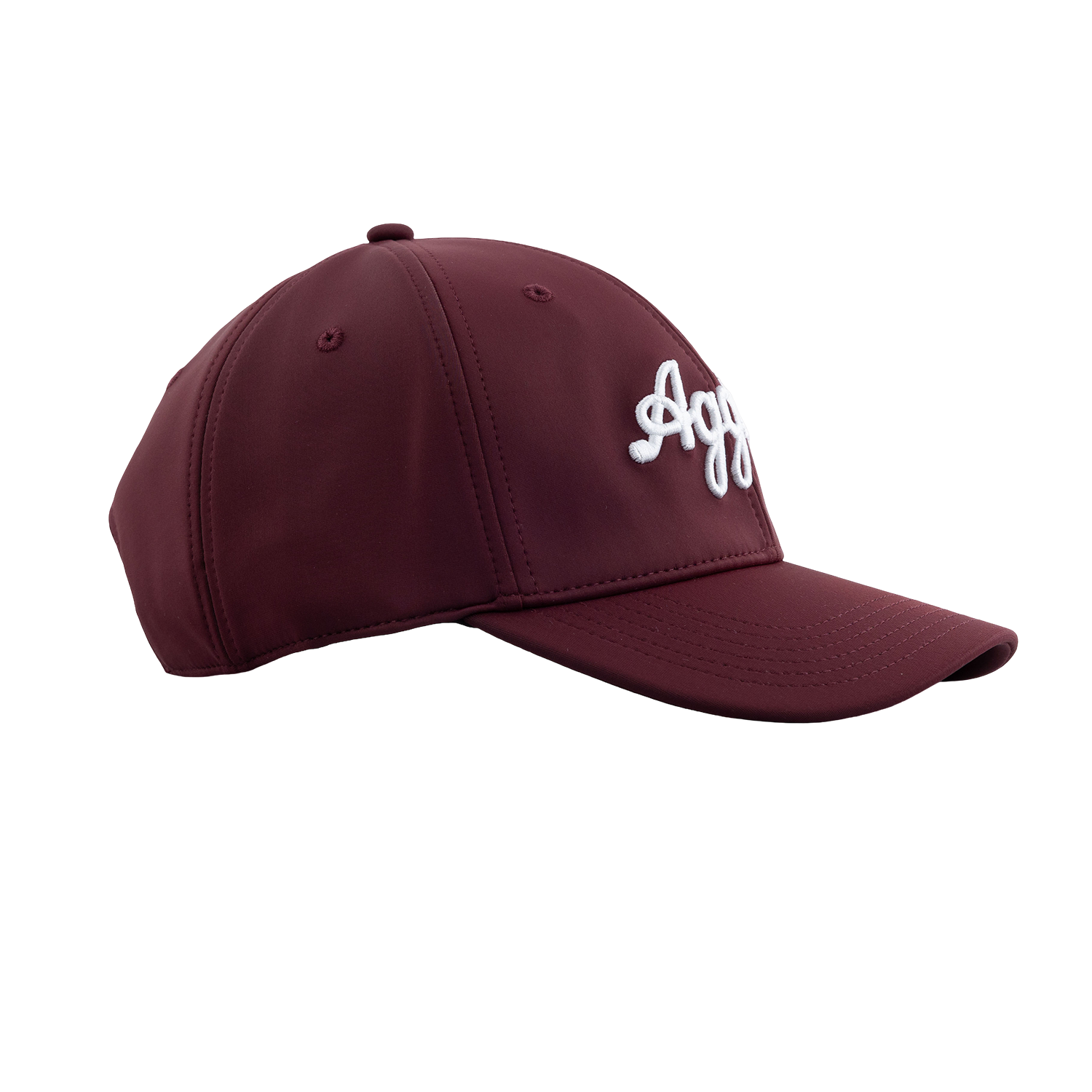 Script Aggies Collegiate Outfitters 6 Panel Hat - Maroon