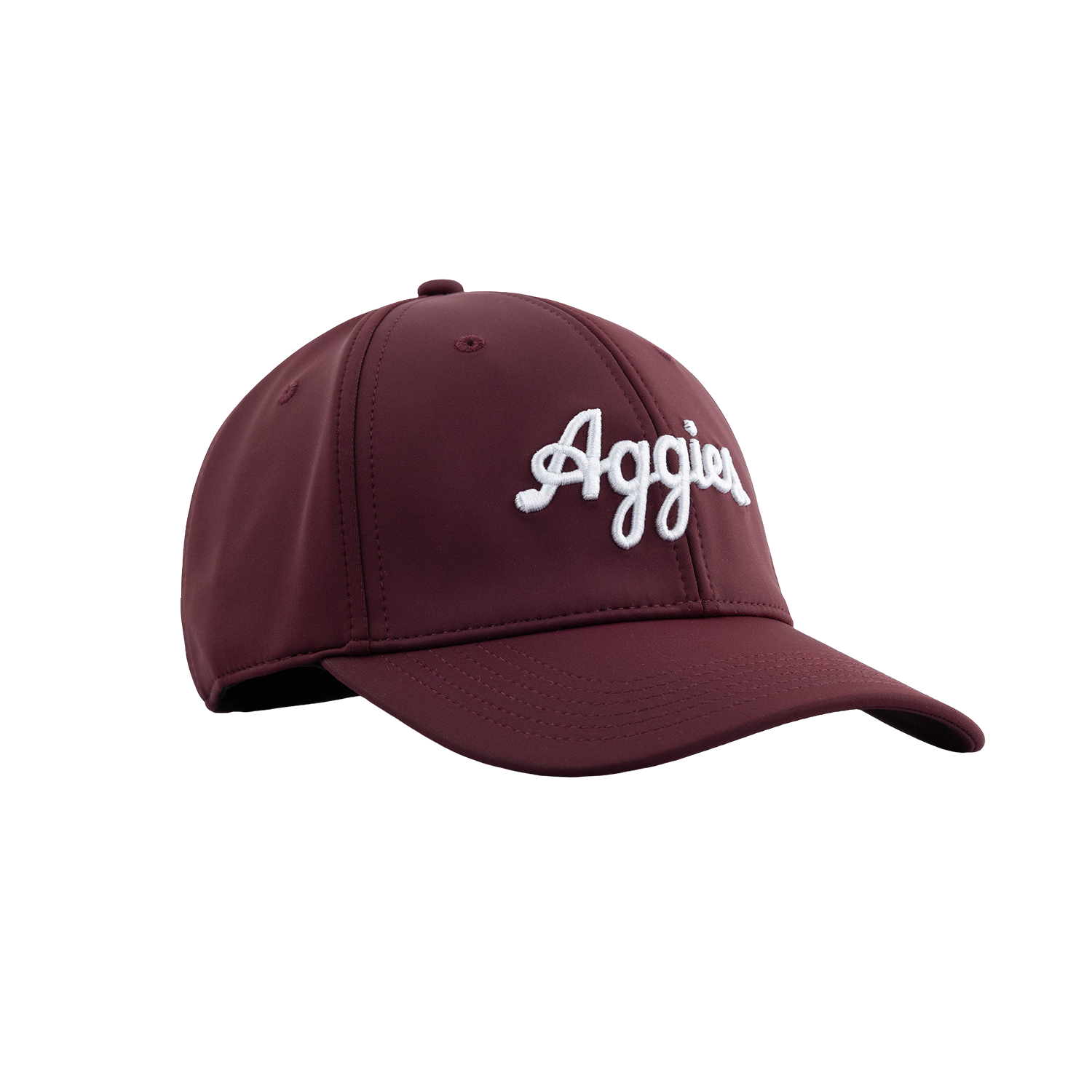 Script Aggies Collegiate Outfitters 6 Panel Hat - Maroon