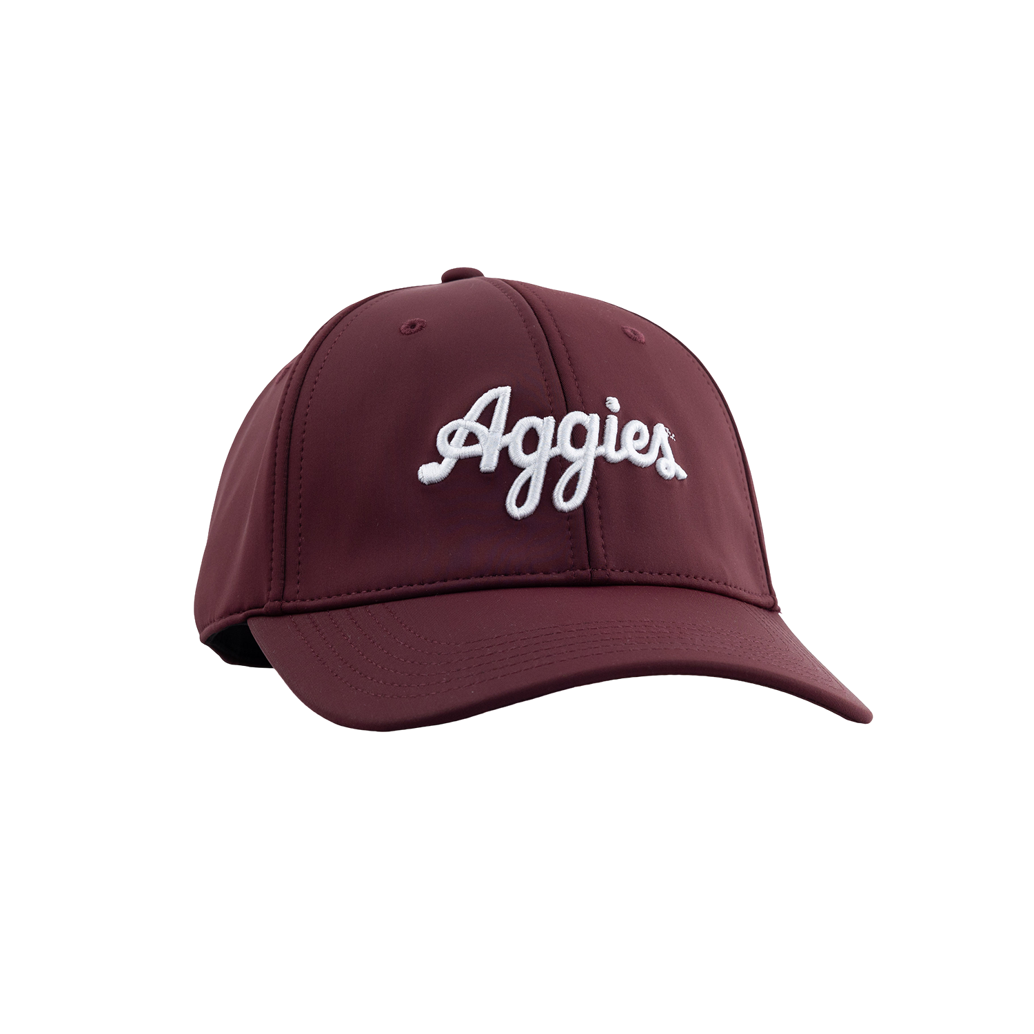 Script Aggies Collegiate Outfitters 6 Panel Hat - Maroon