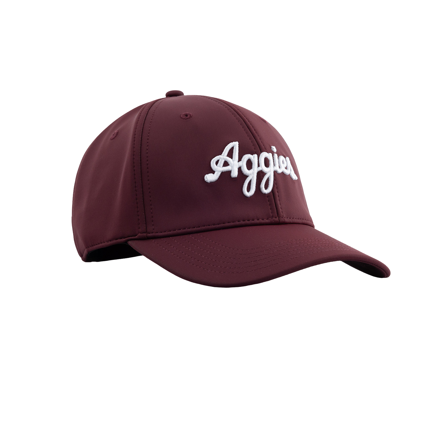 Script Aggies Collegiate Outfitters 6 Panel Hat - Maroon