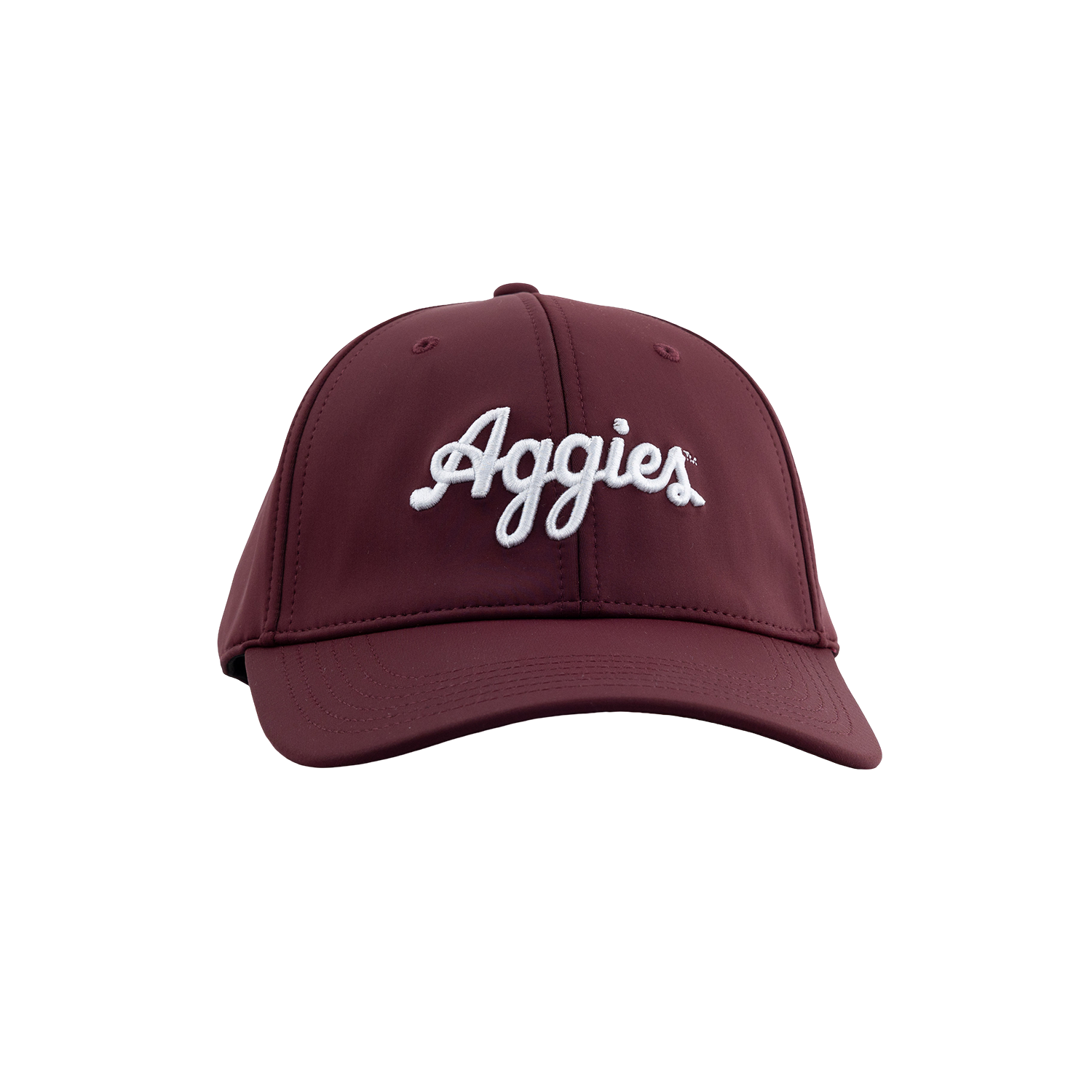 Script Aggies Collegiate Outfitters 6 Panel Hat - Maroon