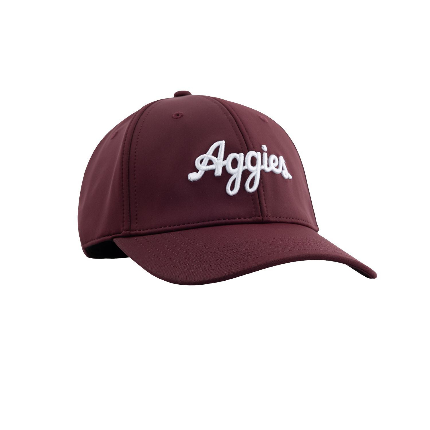 Script Aggies Collegiate Outfitters 6 Panel Hat - Maroon