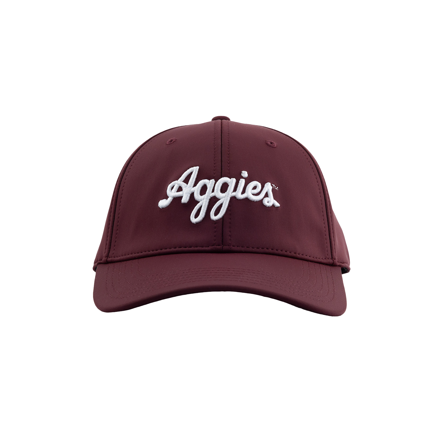 Script Aggies Collegiate Outfitters 6 Panel Hat - Maroon