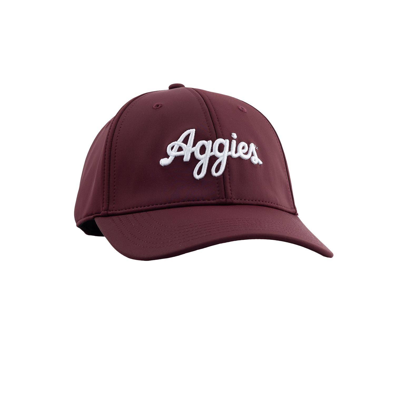 Script Aggies Collegiate Outfitters 6 Panel Hat - Maroon