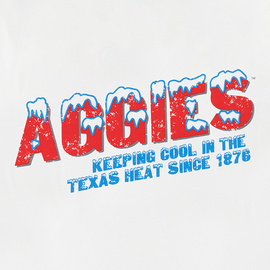 Aggie Comfort Colors Ice Machine T-Shirt - White