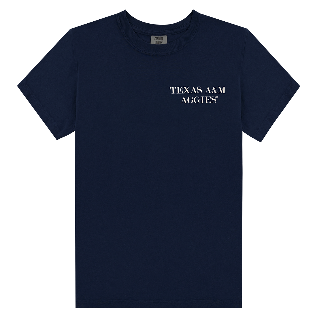 Texas A&M Comfort Colors Texas Bluebonnets T-Shirt - Navy