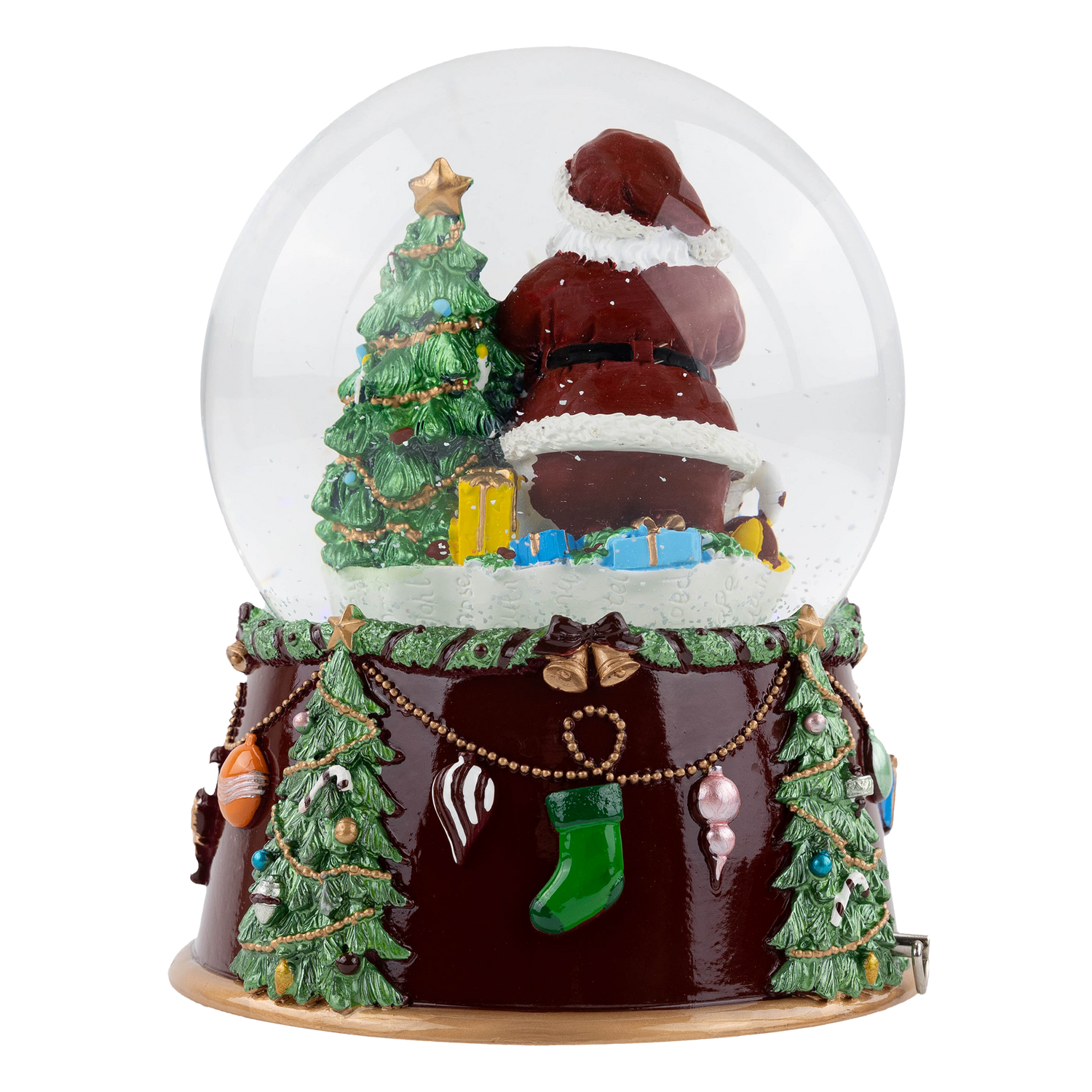 Collegiate Outfitters Christmas Cheer Music Box Snow Globe