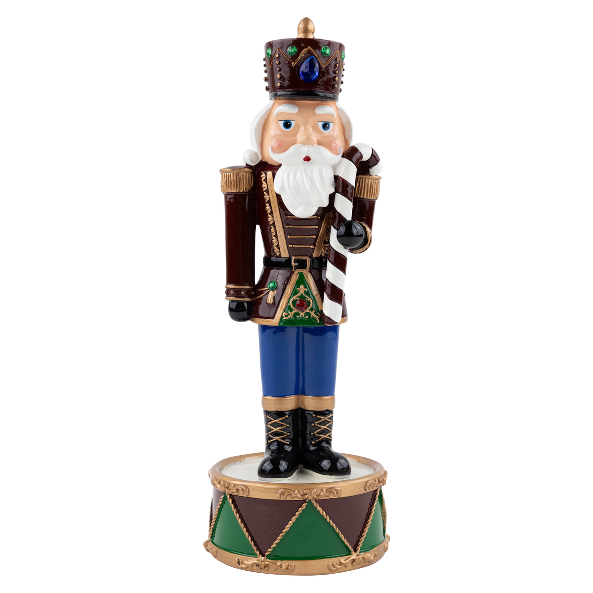 Collegiate Outfitters Royal Holiday Musical Rotating Nutcracker