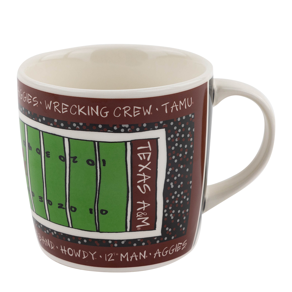 Texas A&M Magnolia Lane Traditions Stadium Mug
