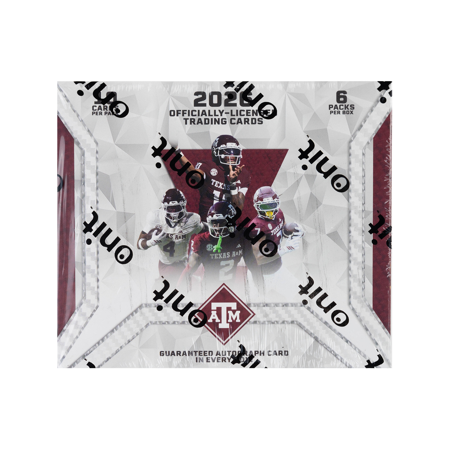 Texas A&M ONIT 2026 Football Trading Cards Platinum Box