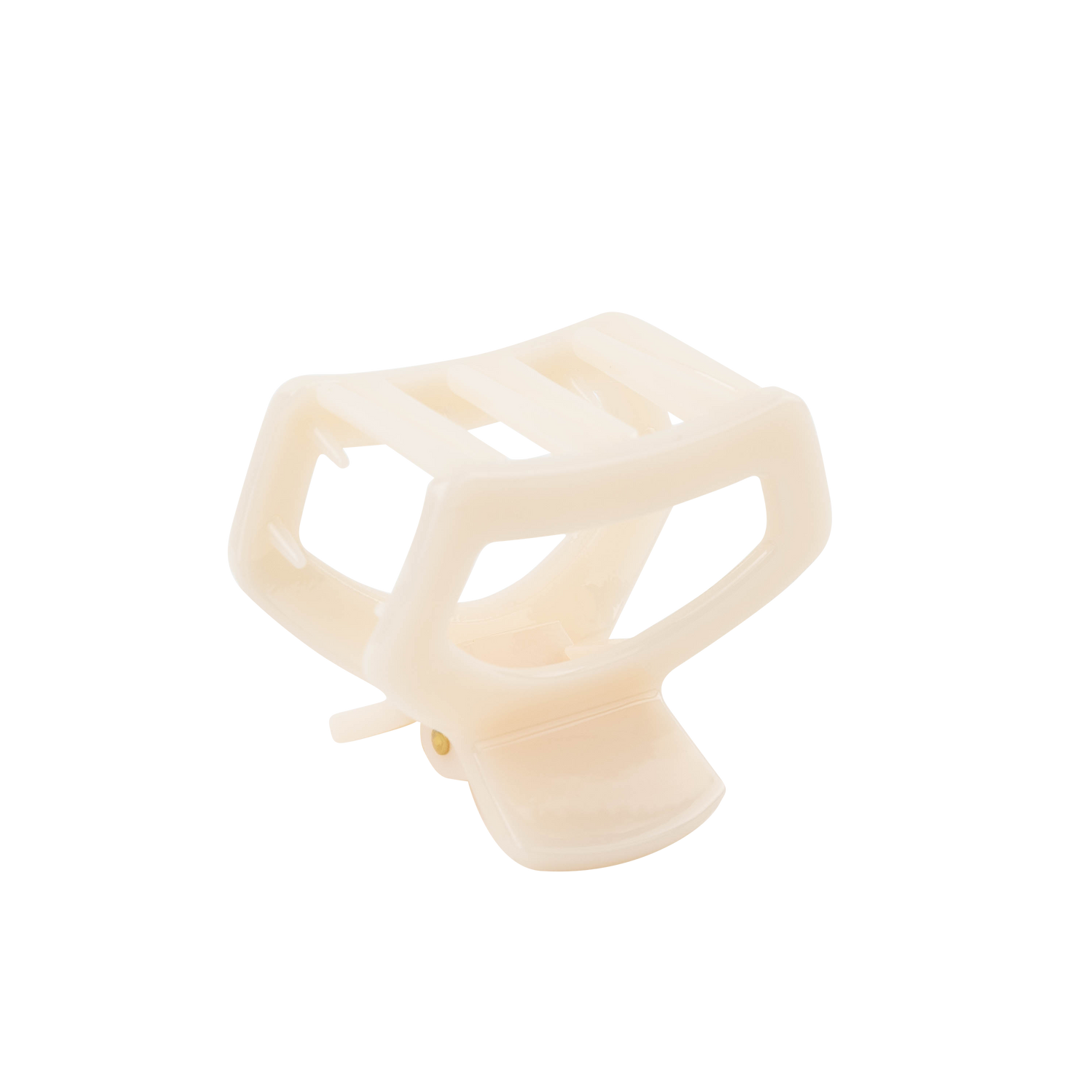 Teleties Petite Claw Clip - White