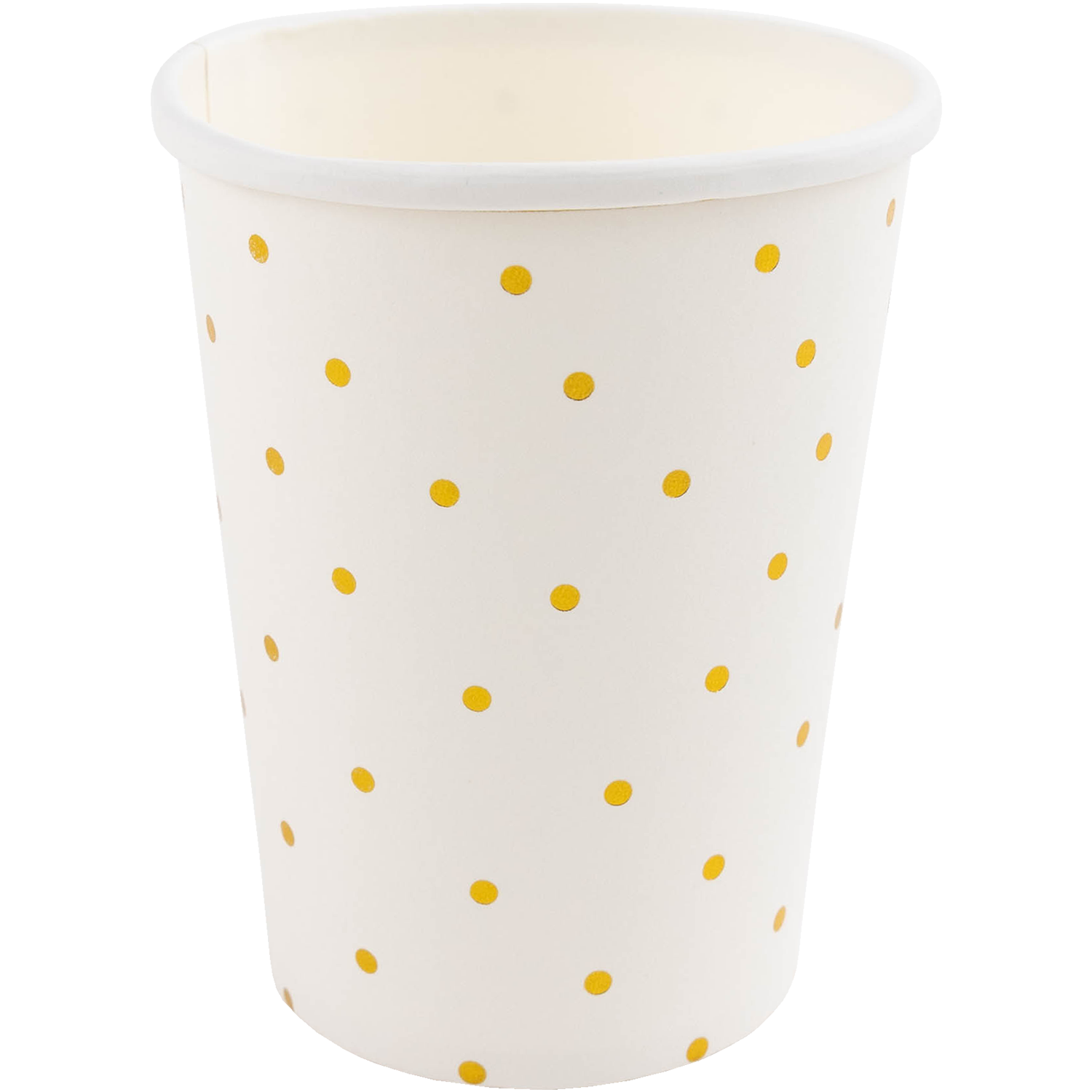 Collegiate Outfitters Foil Polka Dot Cups - Gold