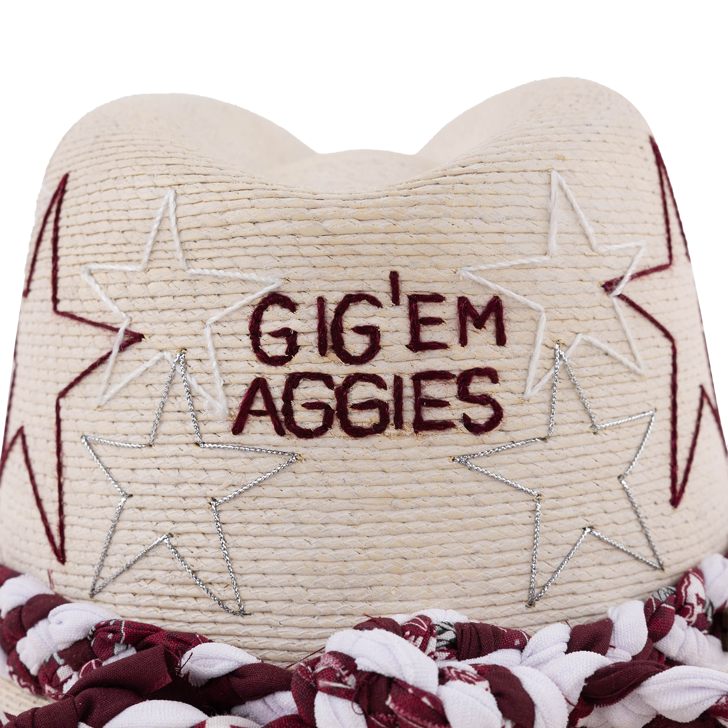 Gig 'Em Aggies Primavera Star Power Straw Hat