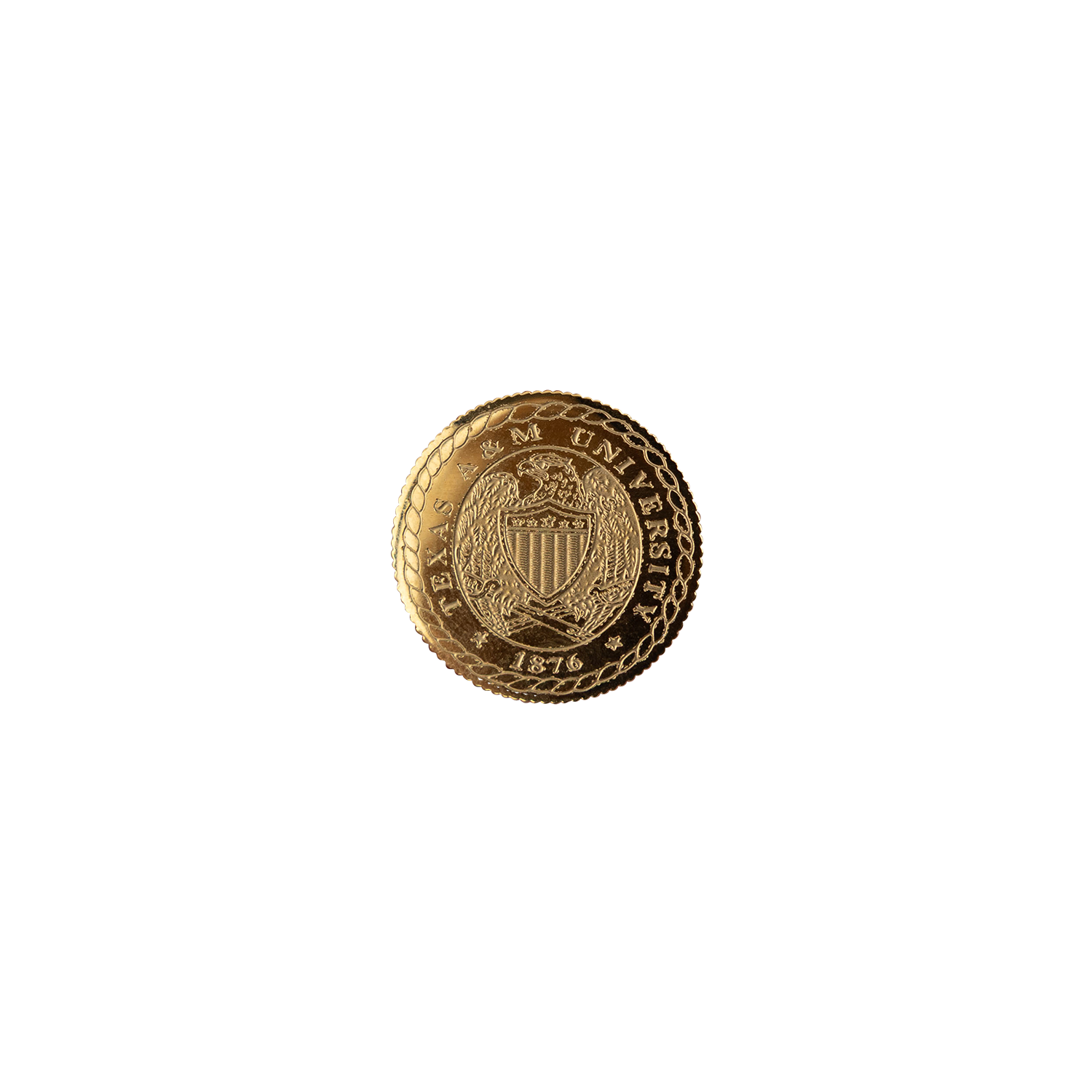 Texas A&M A Wink of Yellow Founders Seal Pin - Gold