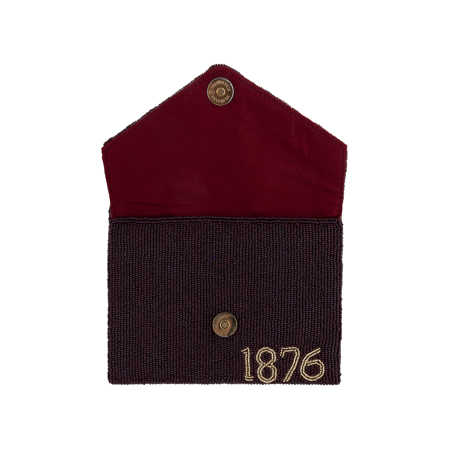 Texas A&M Beaded 1876 Clutch - Maroon