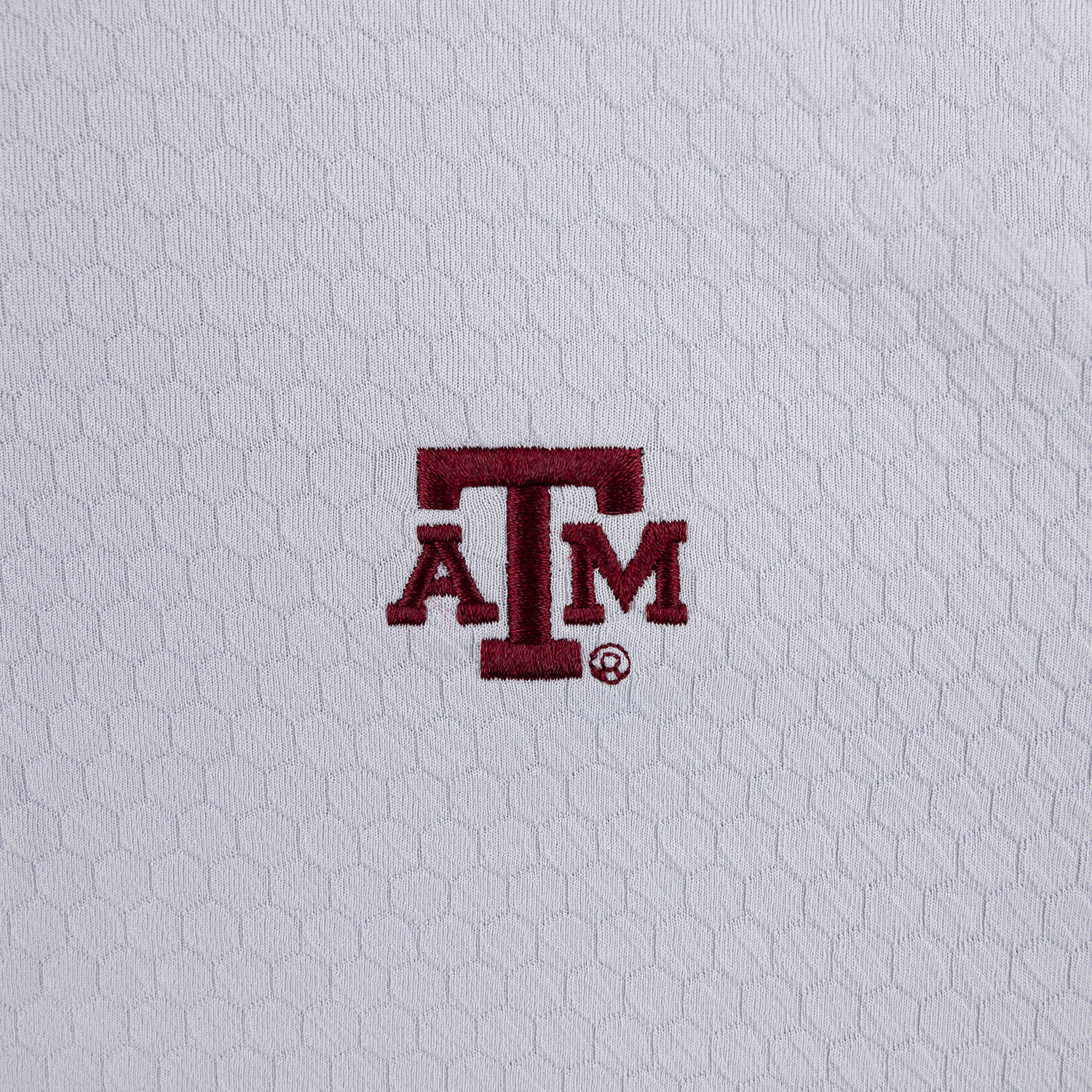 Texas A&M Collegiate Outfitters Geometric 1/4 Zip Hoodie - Gray