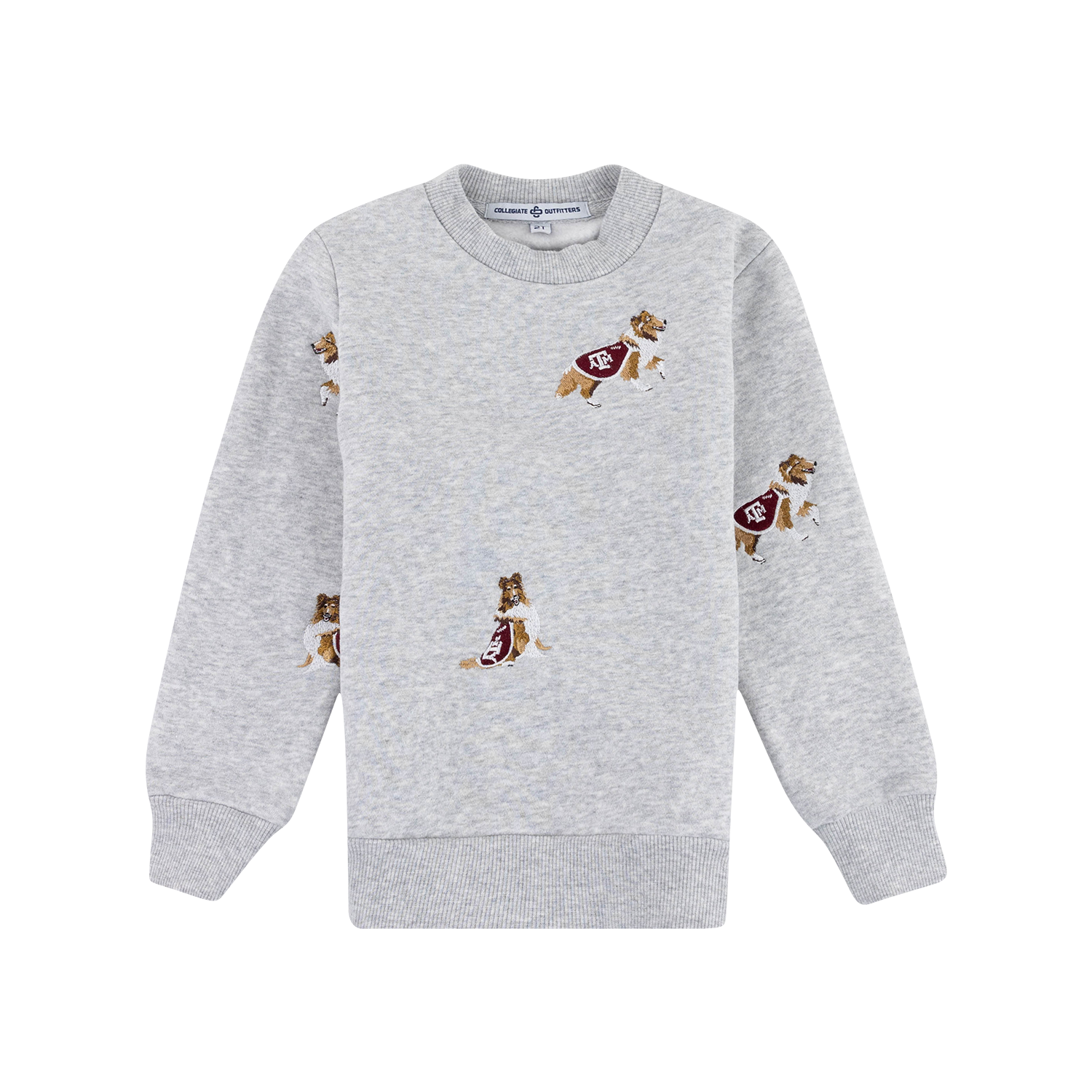 Collegiate Outfitters Toddler Reveille Embroidered Set - Gray