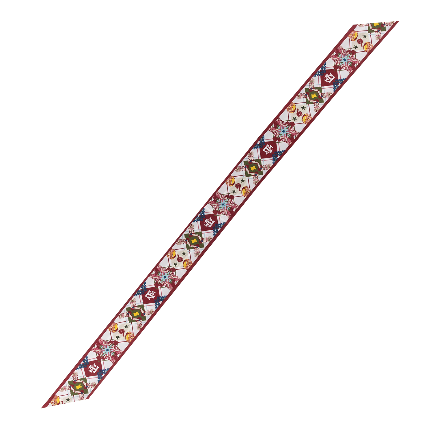 Texas A&M Saturday Silks All Star Skinny Scarf