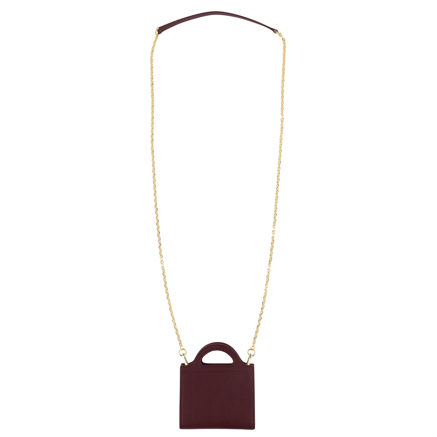 Saturday Silks Fan Fold Leather Crossbody Wallet - Maroon