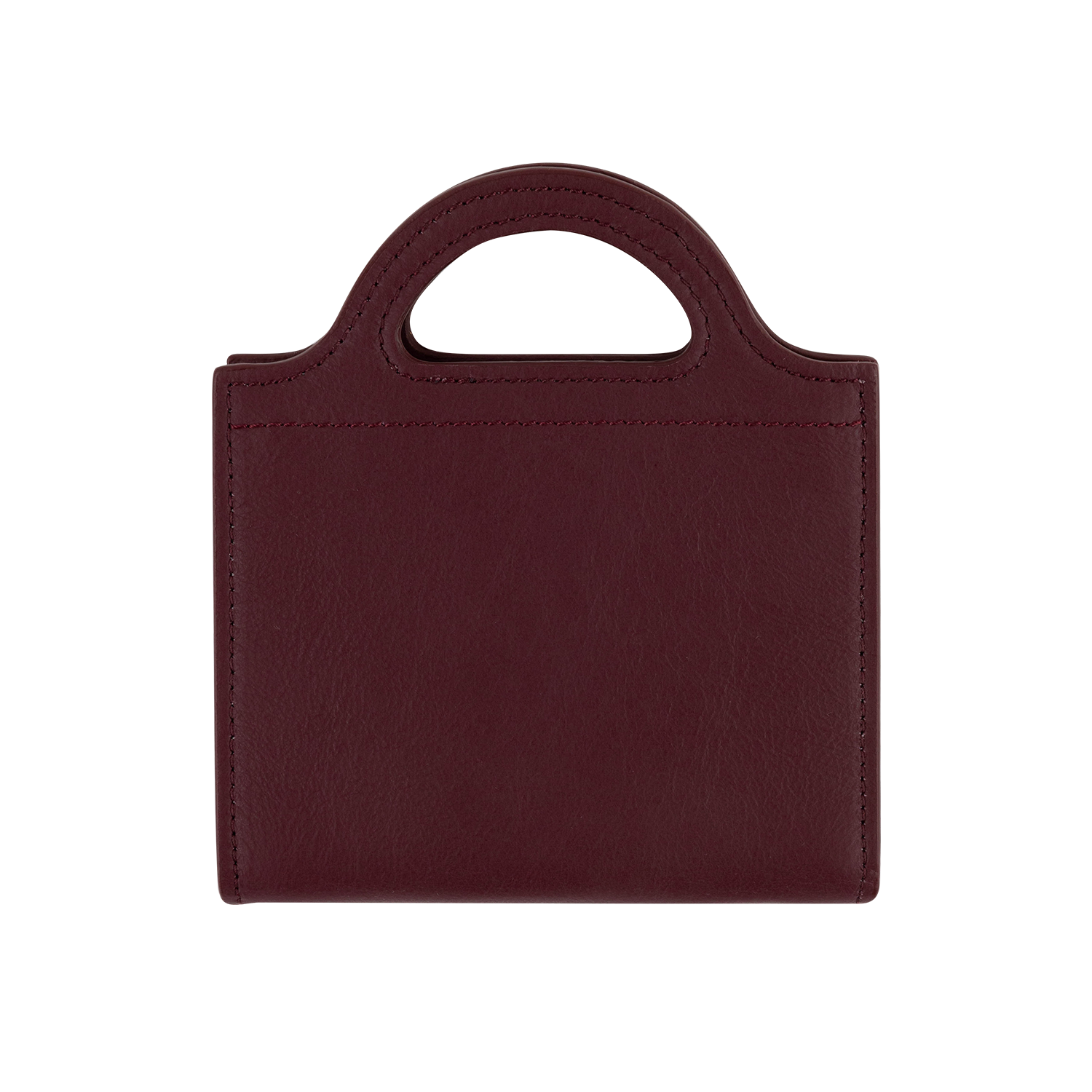 Saturday Silks Fan Fold Leather Crossbody Wallet - Maroon