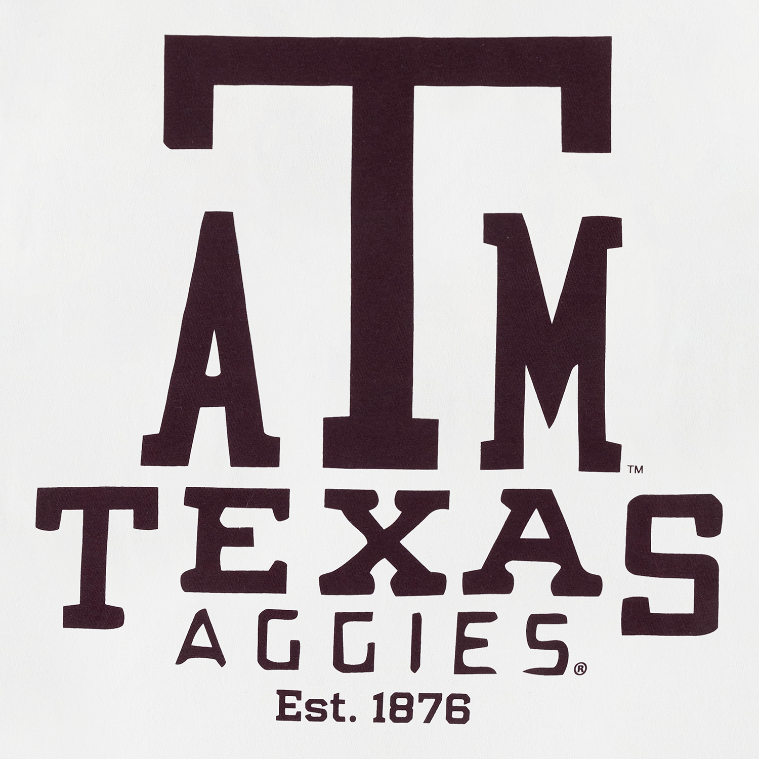 Texas A&M Comfort Colors Est. 1876 Tee - White